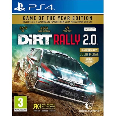 Dirt Rally 2.0 - Game of the Year Edition [PS4, английская версия]